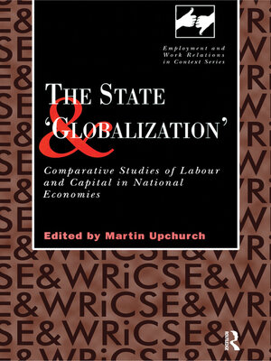 cover image of The State and 'Globalization'
